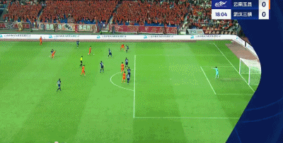 mk体育官方-中超战报：罗竞世界波，李松益自摆乌龙，云南玉昆2-1武汉三镇