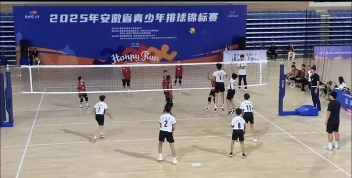 2025年安徽省青少年排球锦标赛，阜阳阜南经开区中心学校载誉归来